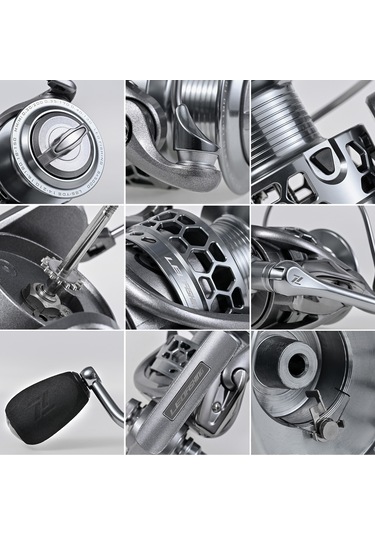 Jeehugo Leofıshıng Sk5000 Ön Baskı Spinning Olta Makinesi - 10+1 Yataklı, 5.5:1 Diş Oranı, Çok Amaçlı Su Ortamları