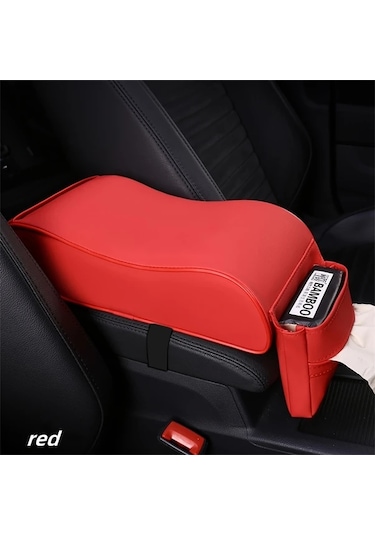 Xuweiwei Beige Color Araç Kolçak Yükseltici Merkezi Konsol Çok Fonksiyonlu Ön Depolama Kılıfı