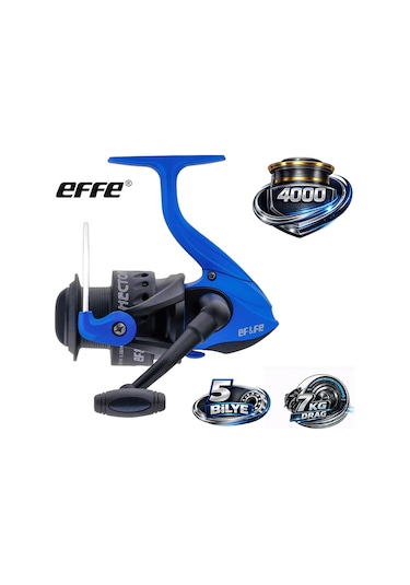 Effe Hector 4000 Olta Makinesi 5 Bilye 7kg Drag 230gr Mavi