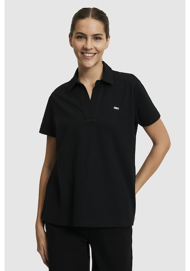 U.S. Polo Assn. U.s. Polo Assn. Kadın Siyah Tişört Basic 50323447-vr046