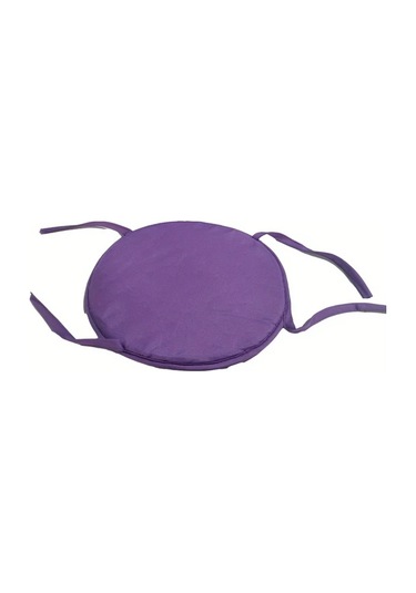 Xuweiwei Mor Yuvarlak Döşemeli Tabure Minderi, Kalın Kumaş, İç Ve Dış Mekan Kullanımı Mor 14.96inç
