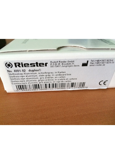 Riester R4001 Duplex Alüminyum Stetoskop