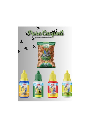 Purecanpati Muhabbet Kuşu Vitamin Mineral Deri Bakım Seti