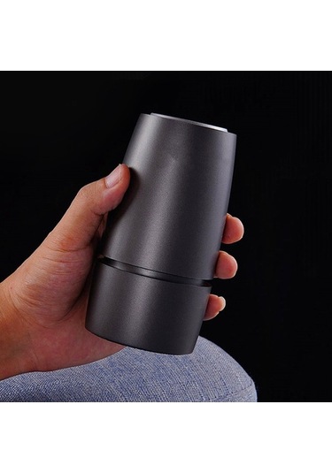 Moly Yunboo Araç İçin Hava Temizleyici Bardak - Negatif İyonlu, Kokusu Giderici, Hepa Filtre, Gri, 131x68x68mm, 8m³ Alan, 5,3-15m3/h Hava Hacmi