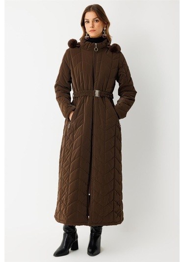 Kapitone Tam Boy Kaban Kahve Kahve