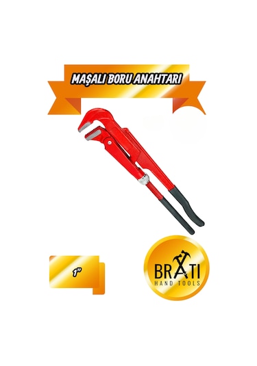 1'' Maşalı Boru Anahtarı 1 İnç Maşonlu Boru Anahtarı