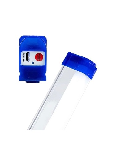 Powermaster Bk-300 Mıknatıslı Şarjlı 3 Modlu Solar Beyaz Lamba 32 Cm Çok Renkli