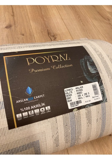 Premıum Halı %100 Akrilik Kabartmalı 200x290 Ebat +yatışmaz