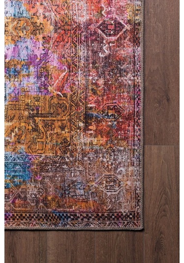 Fusion Modern Dokuma Taban Dekoratif Renkli Halı (Al 101)