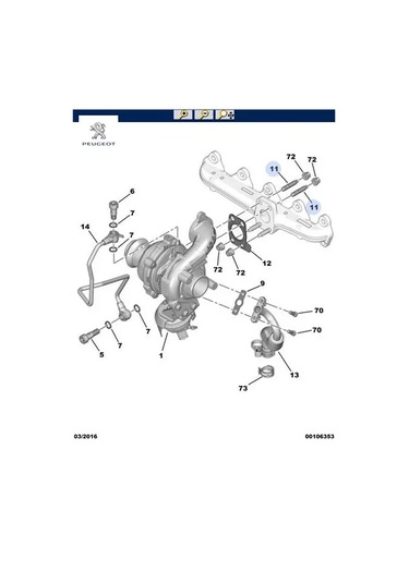 Egsoz Manifold Saplamasi Peugeot 0376.63