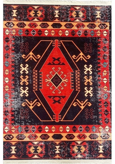 Prizma Halı Vintage Kilim V-6513 Çok Renkli