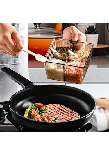 Suntek Restoran Mutfak Grisi Için Kapaklı Ve Kaşıklı Çeşni