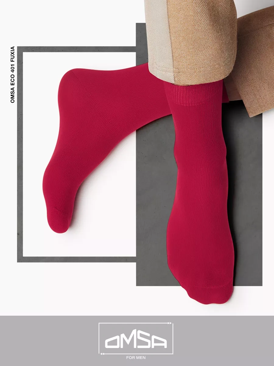 Omsa Eco 401 Yüksek Uzun Pamuklu Çorap Seti 5 Çift 152542987 Pembe
