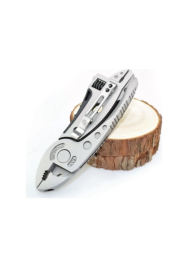 Ccgloball Multifuntion Pense Survival Çoklu El Aletleri Mini Tornavida Seti Ayarlanabilir Anahtar Çene Anahtarı Cebitamirat