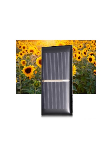 Maiyame 0.3w 0.5v Polikristal Silikon Güneş Paneli - 65x35mm Dıy Dış Mekan Şarj Cihazı