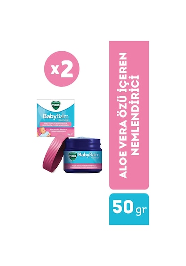 2 Adet Vicks Baby Balm 50 gr