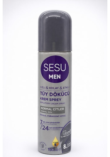 Sesu Men Tüy Dökücü Krem Sprey 150 ML