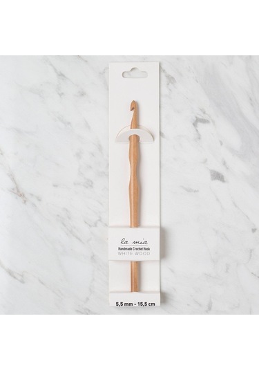 La Mia Whitewood 5.5 Mm 15.5 Cm Ahşap Yün Tığ