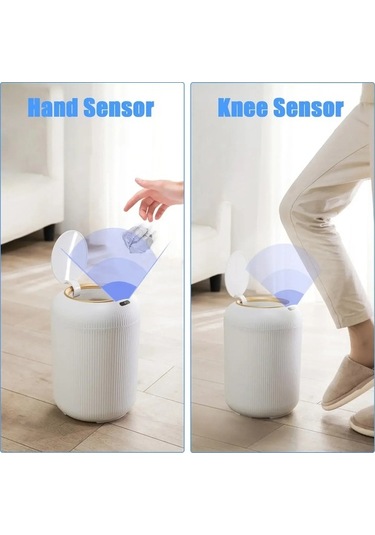 Maoyaya Akıllı Hareket Sensörü Otomatik Çöp Kovası Çok Renkli Kapak, Küçük Plastik Çok Renkli