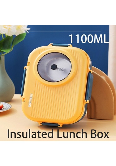 Yalıtımlı Öğle Yemeği Kutusu Öğrenci Öğle Yemeği Kutusu Çantası Öğle Yemeği Kutusu Çantası-4 Öğle Yemeği --