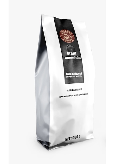 Express Coffee Türk Kahvesi Brezilya Mountain Çekirdek 1000 G