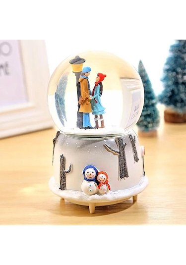 Işikli Kar Püskürten Kiş Masali Temali Kar Küresi