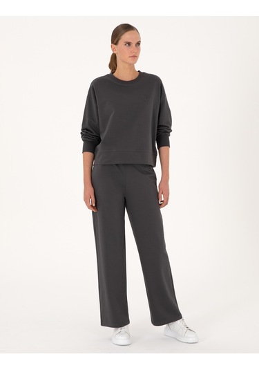 Pierre Cardin Kadın Antrasit Sweatshirt 50314963-vr006 Antrasit