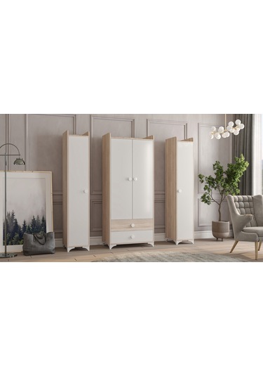 Patiko Swing Bdlp 050 4 Kapaklı Dolap Sonomo