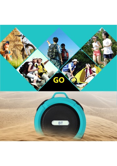 Lemestar Küçük Ve Taşınabilir C6 Mini Kablosuz Hoparlör - Ip65 Su Geçirmez, Mikrofonlu, Usb Şarjlı