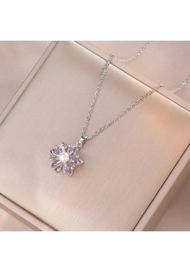 Bayan Kolye: Moda Estetiği Titanyum Çelik Kolye No.191 Çok REnkli