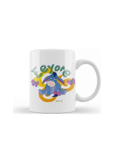 Winnie The Pooh Eeyore 02 Kupa Bardak Porselen Karışık