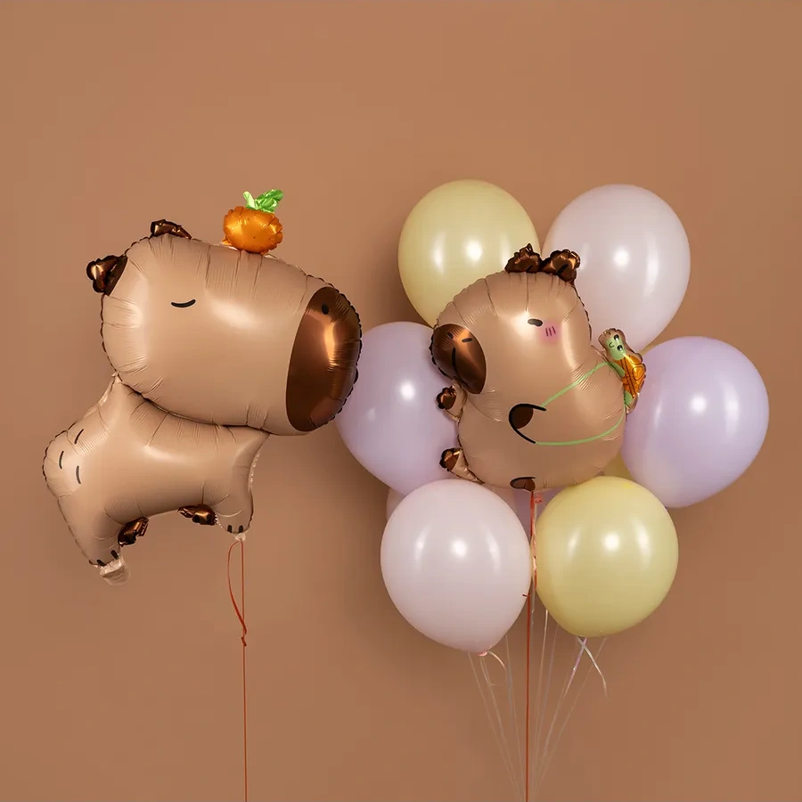 Eventbox Kapibara Hava Balonları Seti 4'lü 332773908 Bej