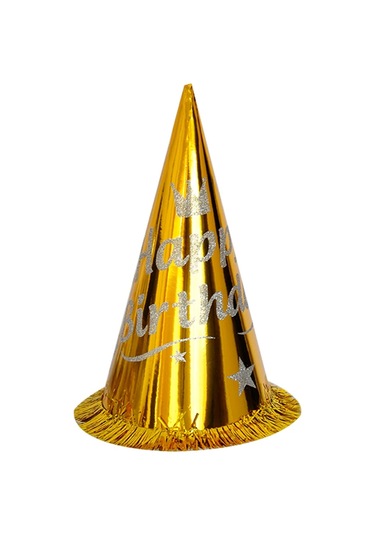 Simli Happy Birthday Şapka Standart