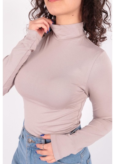 Busem W0010437 Kadın Bluz Vizon