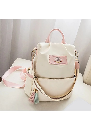 Off White Yeni Yüksek Kaliteli Kadın Omuz Çantası Büyük Bej