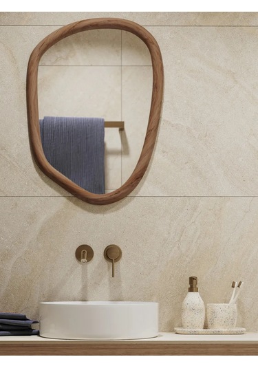 Bergenson Bjorn Bath Mosaic Diş Fırçası Ve Macunu İçin Bardak Standı 444588016 Açık Bej