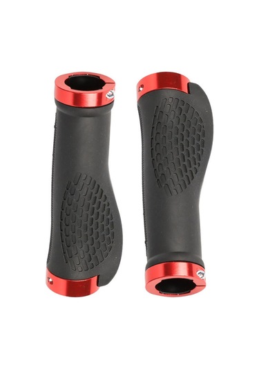 Geeroyoo Dağ Bisikleti Ergonomik Rezine Tutamak Kılıfı - Konforlu Sürdürülebilir Bisiklet Aksesuarı Siyah