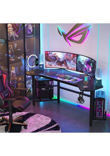 Zizuva Tasarım Oyuncu Masası Ceviz