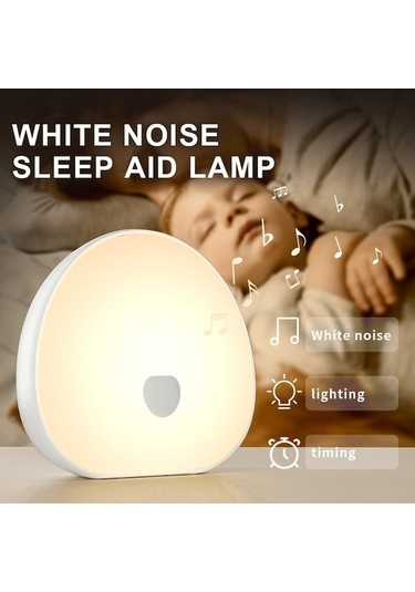 Vkemall Bebek Uyku Alıcı Beyaz Gürültü Cihazı Akıllı Zamanlayıcı Ile Yatak Odası Müdahale Lambası Diğer