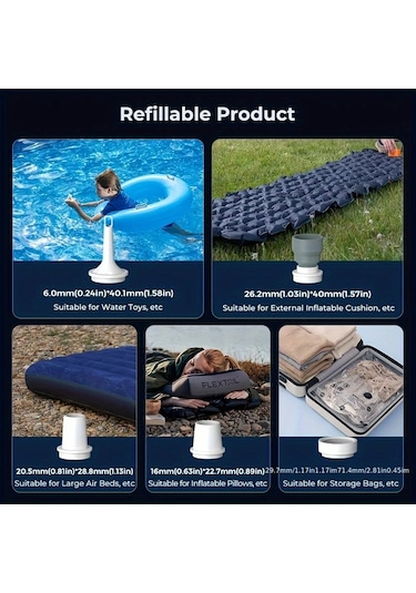 Fochsia Sadece 67g Yeşil Hengtun Nano Pompa 3.5kpa Taşınabilir Elektrikli Şişirme Aleti Hızlı Şişirme