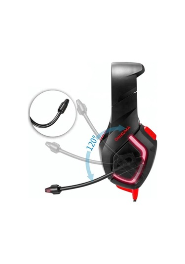 Onikuma K18 Mikrofonlu Ledli Kulak Üstü Oyuncu Kulaklık