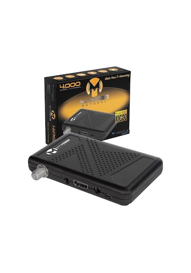 Magbox Natural Full Hd Usb Mini Hd Uydu Alıcısı Tkgs'Li