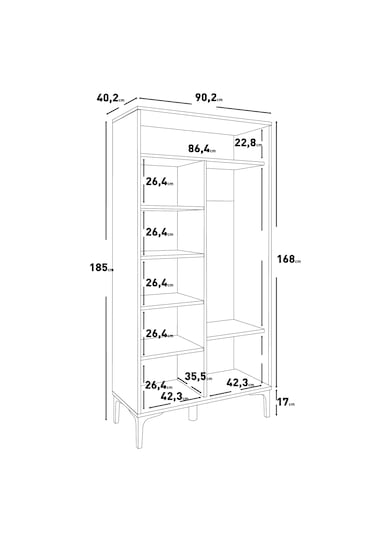 Massimo White Kapaklı,raflı Portmanto/ayakkabılık %100mdf