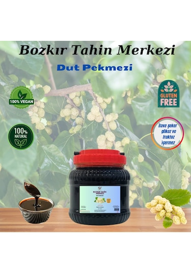 Bozkır Tahin Merkezi Dogal & Katkısız Köy Dut Pekmezi 1 KG