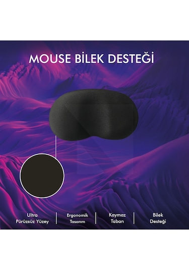 MP03 - Memory Mouse Bilek Destek Pedi Yumuşak, Ergonomik