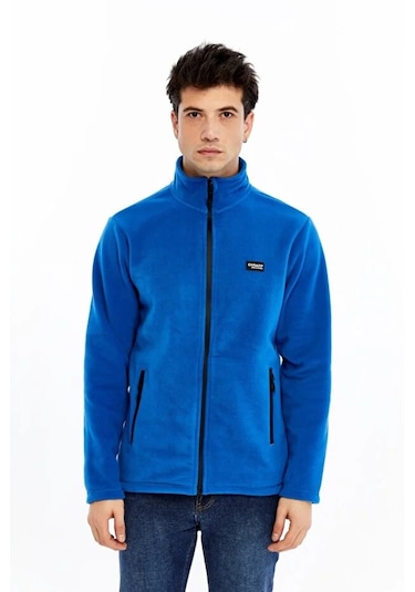 Champp Tam Fermuarlı Unisex Polar Mavi