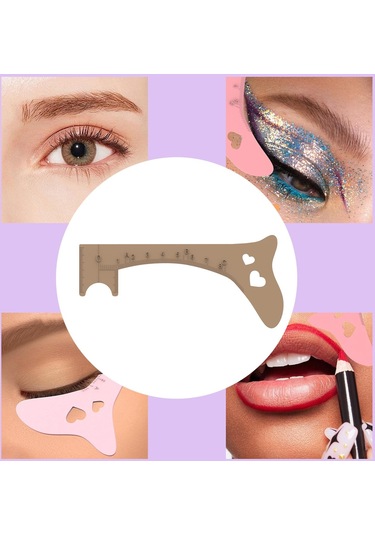 Dolıty Tanımlanmış Kaş Için Eyeliner Şablonu Kahverengi Kahverengi