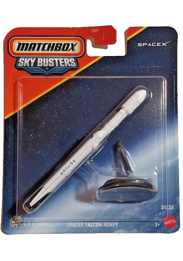 Matchbox - Sky Busters - Spacex Falcon Heavy Beyaz