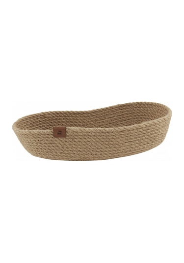 Karaca Home Alba Jute Oval Dekoratif Tabak 37 Cm