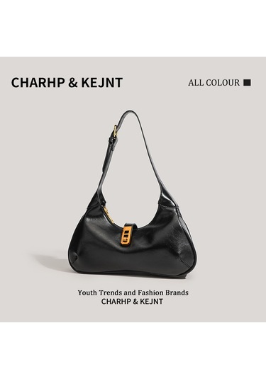 Charhp&kejnt Sonbahar Ve Kış Tasarım Çanta Basit Ve Çok Yönlü Koltuk Altı Çantası Siyah